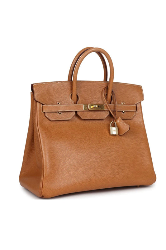 HERMÈS HAC BIRKIN 32 NATUREL ARDENNES GOLD HARDWARE